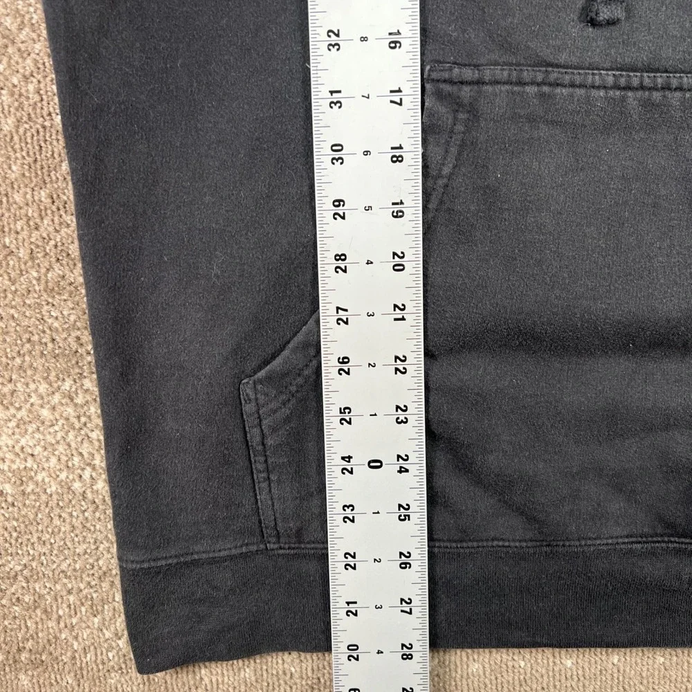 True Religion Mens World Tour Buddha Logo Graphic Hoodie Black Large